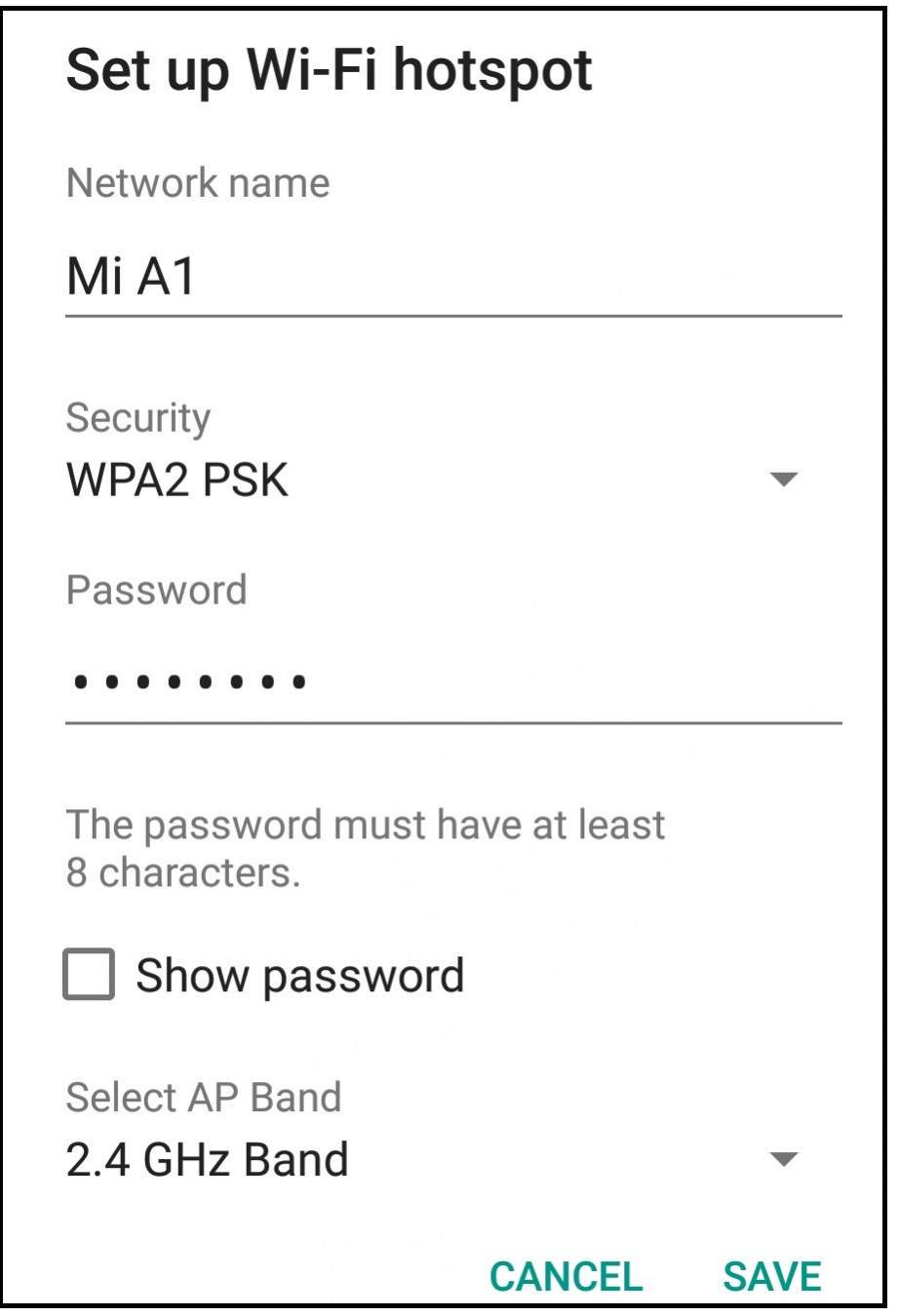 password