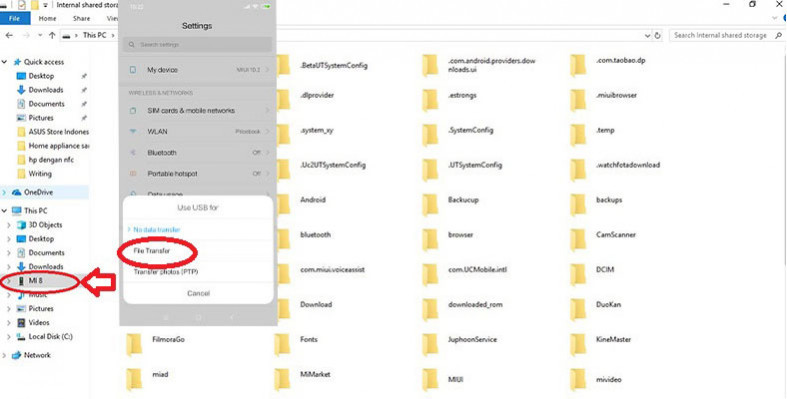 Cara Menyambungkan Hp Ke Laptop Dengan Kabel Data Cara transfer file